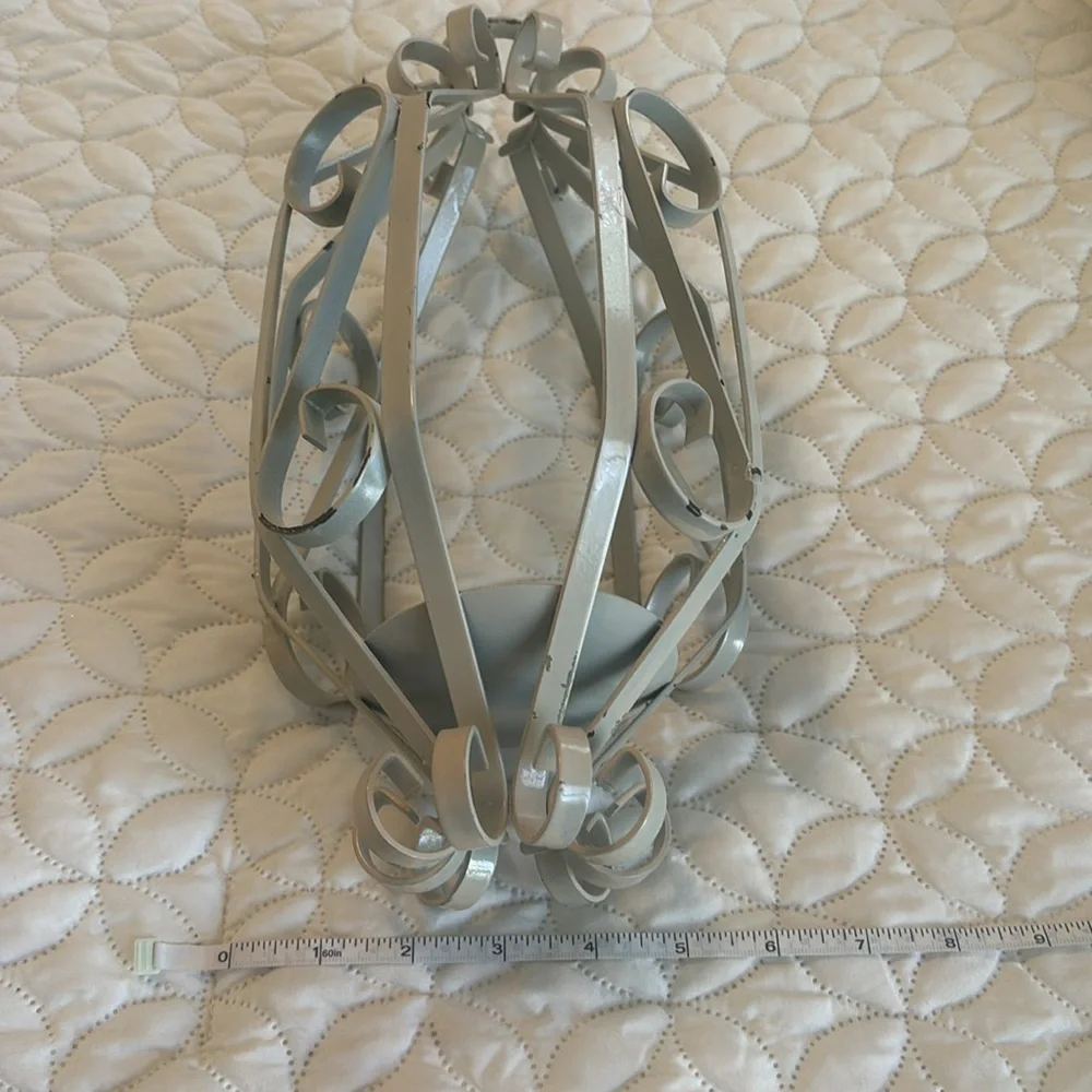 Heavy Metal Candle Holder for taper hanging or sitting holder
